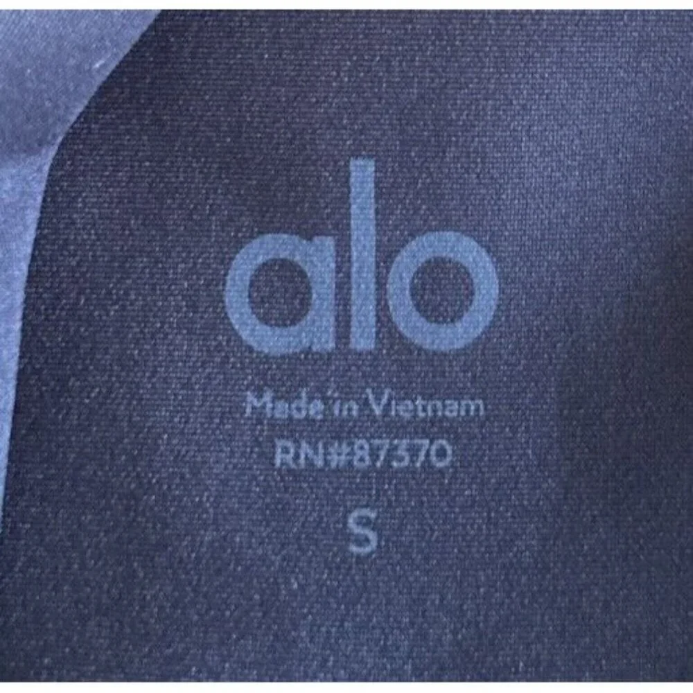 ALO Yoga High Waisted Moto 7/8 Legging Black Size Small